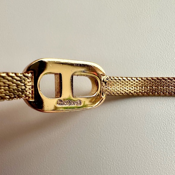 ✨CHRISTIAN DIOR Vintage CD Logo Chain Link Bracelet Gold - Picture 6 of 14